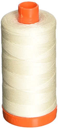 Aurifil A1050–2026 Mako-Baumwollgarn, solide, 50 WT, 1422 Yds Kreide Aurifil A1050–2026 Mako-Baumwollgarn, solide, 50 WT, 1422 Yds Kreide von Aurifil