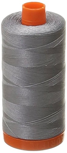 Aurifil Mako Baumwolle 50 Gew.-% Garn Grau, 1.300 Meter Aurifil Mako Baumwolle 50 Gew.-% Garn Grau, 1.300 Meter von Aurifil