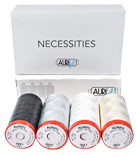Aurifil Necessities Thread Collection - 4 Spulen, sortiert Aurifil Necessities Thread Collection - 4 Spulen, sortiert von Aurifil
