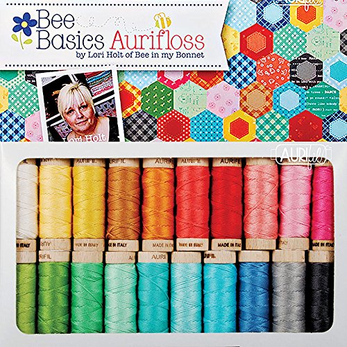 Lori Holt Bee, Basic, Aurifil Faden-Set, 20 kleine Spulen, Aurifloss LH30BB20 Lori Holt Bee, Basic, Aurifil Faden-Set, 20 kleine Spulen, Aurifloss LH30BB20 von Aurifil