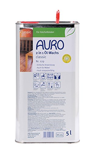 AURO 2 in 1 Öl-Wachs Classic - 5L von AURO