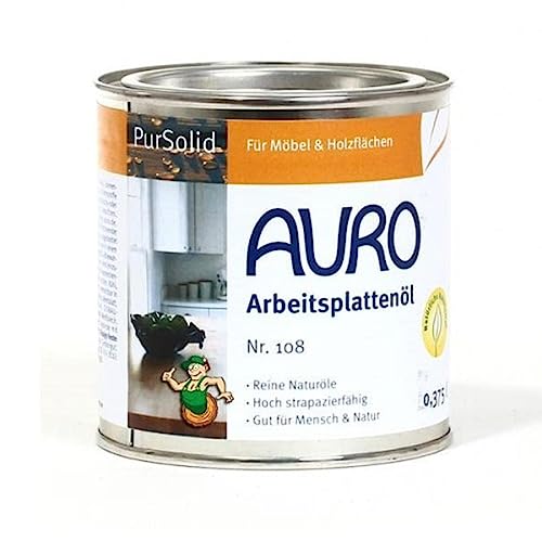 AURO Arbeitsplattenöl PurSolid Nr. 108 farblos, 0,5 Liter AURO Arbeitsplattenöl PurSolid Nr. 108 farblos, 0,5 Liter von Auro