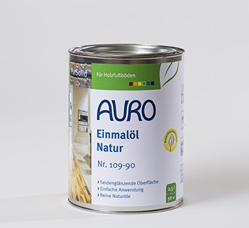 AURO Einmalöl PurSolid Natur Nr. 109-90, 2,50 Liter von Auro