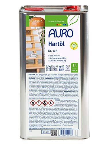 Auro Hartöl (5,00 Liter, farblos) von Auro