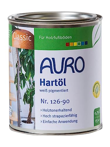 AURO Hartöl weiß pigmentiert 0,375 Liter Nr. 126-90 von Auro