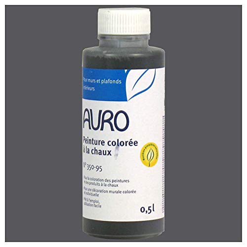 Kalk-Buntfarbe (0,50 Liter, anthrazit) von Auro