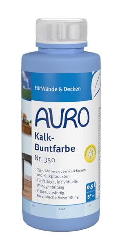 AURO Kalk-Buntfarbe Lichtblau 0,5 L von Auro