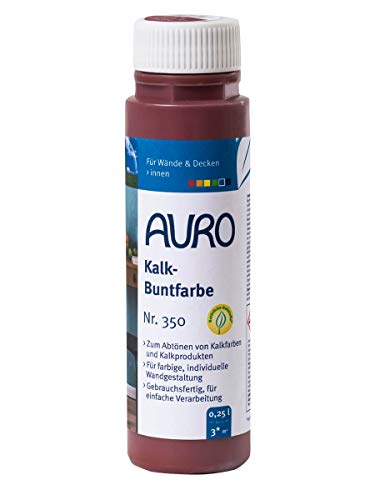 Kalk-Buntfarbe (0,25 Liter, oxid-rot) von Auro