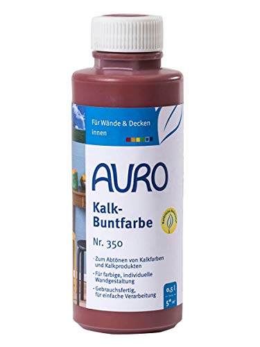 Kalk-Buntfarbe (0,50 Liter, oxid-rot) von Auro