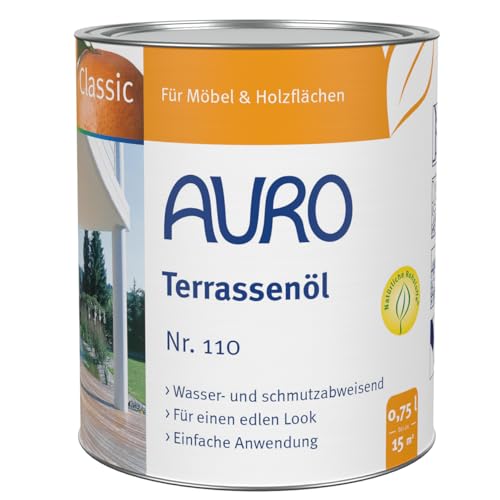 AURO Terrassenöl Classic Nr. 110-85 Bangkirai, 0,75 Liter von Auro