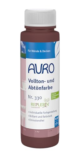 AURO Vollton- und Abtönfarbe - Persisch-Rot - 0,25L von Auro