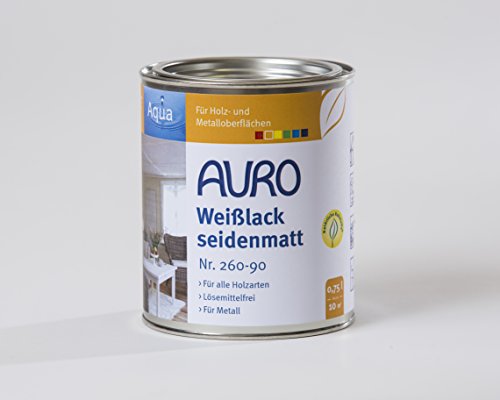 AURO Weißlack seidenmatt Aqua 0,75L [Misc.] von Auro
