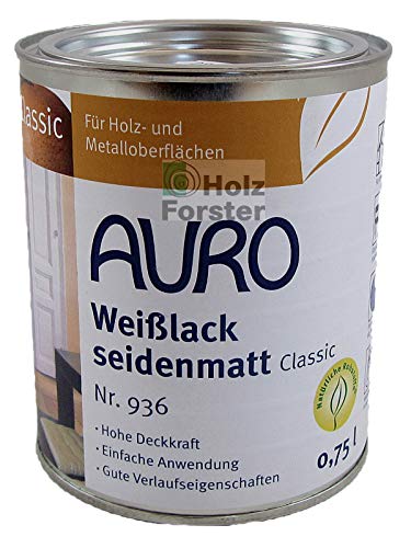 AURO Weißlack, seidenmatt, Classic - 0,75L von Auro