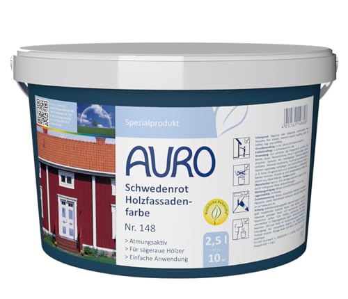 Auro Schwedenrot Holzfassadenfarbe von AURO