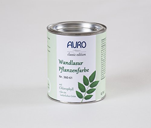 Wandlasur-Pflanzenfarbe-blattgrün-0,75 l von Auro