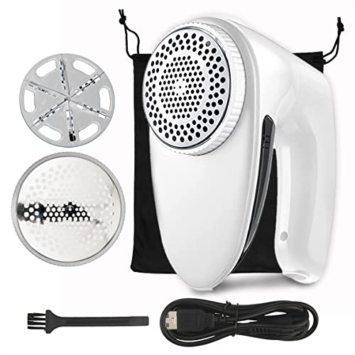 Auronic Fusselrasierer Aufladbar - Elektrischer Fusselentferner Kleidung - Lint Remover For Clothes - Fuselrasier Elektrisch, Entfussler Für Kleidung, Pilling Entferner, Fabric Shaver, Flusenentferner von Auronic