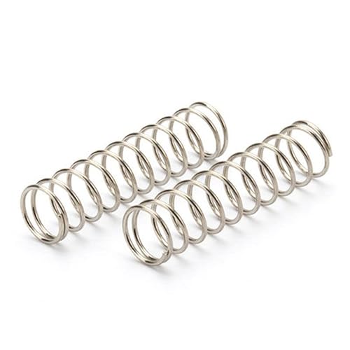Aurorad 10 Stück 304 Edelstahl-Druckfeder, Rücklauffeder, Stahldraht-Durchmesser 1,5 mm, Außendurchmesser 8 ~ 25 mm (Farbe: 100 mm, Größe: 25 mm) von Aurorad
