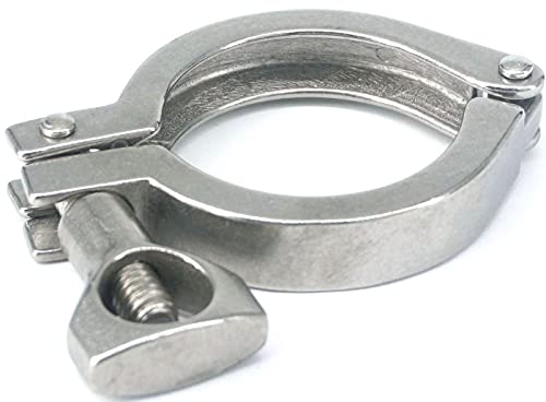 Aurorad Ferrule O/D 25,4/34/40/50/5/64/77,5/91/106/119/233 mm 304 Edelstahlguss Tri-Clamp Sanitärfitting Dairy Brewing Tri Clover (Size : 130mm (4.5 in. TC)) von Aurorad