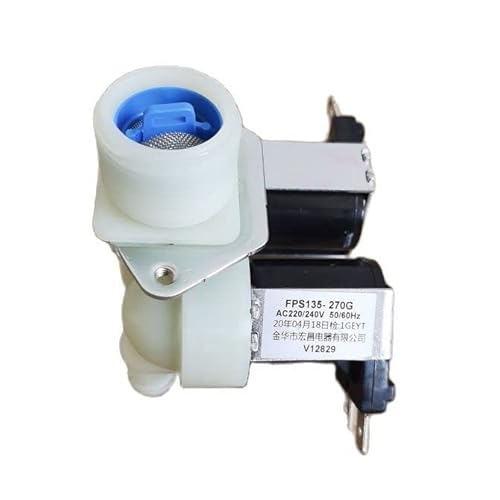 for Haier Automatische Trommelwaschmaschine Wassereinlass Doppelventil Magnetventil 0024000126B FPS135-270G (Color : Black Style) von Aurorad