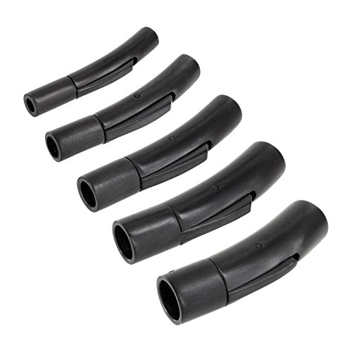 AURORIS - Hebeldruckverschluss aus Edelstahl MATT-SCHWARZ - Loch: 5mm / 1 Stück AURORIS - Hebeldruckverschluss aus Edelstahl MATT-SCHWARZ - Loch: 5mm / 1 Stück von Auroris