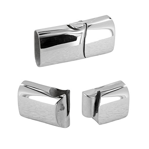 AURORIS - Magnetverschluss aus Edelstahl - Loch: oval 12x6mm AURORIS - Magnetverschluss aus Edelstahl - Loch: oval 12x6mm von Auroris