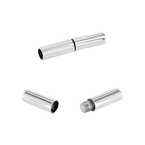 Auroris - Tunnel-Drehverschluss aus Edelstahl - Loch: 3mm / 1 Stück von Auroris