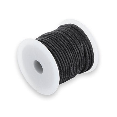 Auroris 10m Rolle Baumwollband rund 3 mm Farbe: schwarz Auroris 10m Rolle Baumwollband rund 3 mm Farbe: schwarz von Auroris