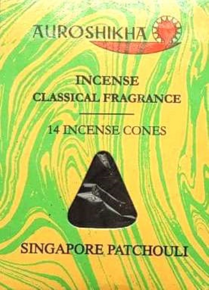 Auroshikha Räucherstäbchen Auroshika Räucherkegel "Singapore Patchouli" Auroshikha Räucherstäbchen Auroshika Räucherkegel "Singapore Patchouli" von Auroshikha