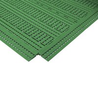 COBA Randleiste für Arbeitsplatzmatte aus PE, BxL 600 x 12 mm, grün von COBA