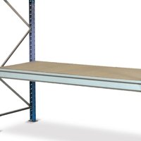 Fachboden für ManOrga Weitspannregal, mit Spanplatten, FL bis 880 kg, BxT 1.800 x 600 mm von ManOrga