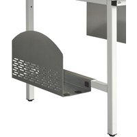 PC-Halter für DAHMEN Packtische Classic und Multiplex, seitliche Montage, verzinkt von DAHMEN