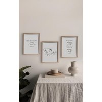 3Er Set | Wandkunst Für Esszimmer Und Küche Bibelvers Tisch Christliches Poster Zitat Guten Appetit Unser Tägliches Brot Deko 3Er Set | Wandkunst Für Esszimmer Und Küche Bibelvers Tisch Christliches Poster Zitat Guten Appetit Unser Tägliches Brot Deko von AusGlaubenLeben