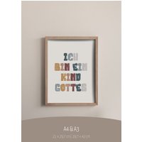 Ich Bin Ein Kind Gottes, Poster, Digitaldruck, Bibelvers, Bibel, Christliches Kinder, Kinderzimmer, Download, Wanddeko, Jungszimmer Ich Bin Ein Kind Gottes, Poster, Digitaldruck, Bibelvers, Bibel, Christliches Kinder, Kinderzimmer, Download, Wanddeko, Jungszimmer von AusGlaubenLeben