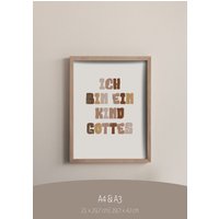 Ich Bin Ein Kind Gottes, Poster, Digitaldruck, Mädchenzimmer, Bibelvers, Bibel, Christliches Kinder, Kinderzimmer, Minimalistisch Ich Bin Ein Kind Gottes, Poster, Digitaldruck, Mädchenzimmer, Bibelvers, Bibel, Christliches Kinder, Kinderzimmer, Minimalistisch von AusGlaubenLeben
