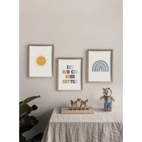 Kinderzimmer Bibelvers Druck 3Er Set, Aquarell Stil, Ich Bin Ein Kind Gottes Wand, Christliche Schrift Wandkunst, Poster Kinderzimmer Bibelvers Druck 3Er Set, Aquarell Stil, Ich Bin Ein Kind Gottes Wand, Christliche Schrift Wandkunst, Poster von AusGlaubenLeben