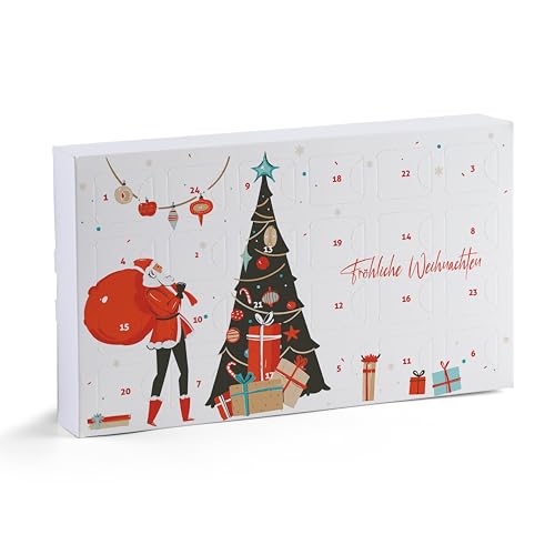 Adventskalender Kiste personalisiert – Weihnachtskalender mit Namen selbst gestalten – zum Befüllen für Weihnachten 2025 – MOTIV 8 Adventskalender Kiste personalisiert – Weihnachtskalender mit Namen selbst gestalten – zum Befüllen für Weihnachten 2025 – MOTIV 8 von Ausgewählt verpackt