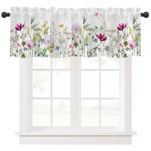 Ausing Kurzer Vorhang für kleines Fenster Küche Halbtransparent Panel Vorhänge Landhausstil Dekoration, Gelb Ausing Kurzer Vorhang für kleines Fenster Küche Halbtransparent Panel Vorhänge Landhausstil Dekoration, Gelb von Ausing