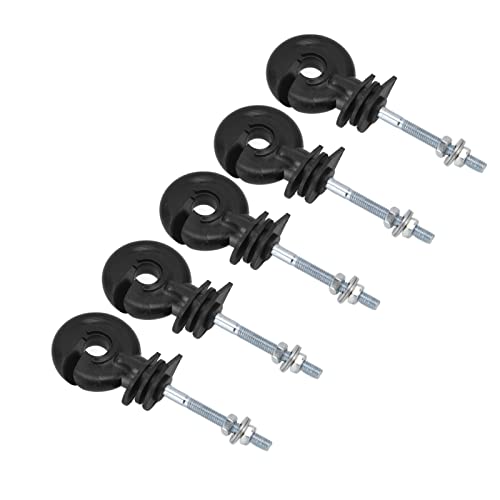 100 Stück Isolatoren für elektrischen Zaun, schwarz, schraubbare Ringisolierung, Isolierung für Elektrozaun, wetterfest, Ersatz für Elektrozaun M5 100 Stück Isolatoren für elektrischen Zaun, schwarz, schraubbare Ringisolierung, Isolierung für Elektrozaun, wetterfest, Ersatz für Elektrozaun M5 von Ausla