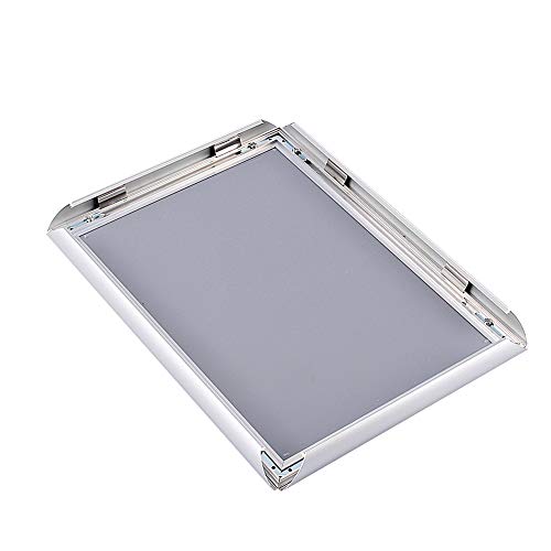 A4 Aluminium Snap Bilderrahmen mit Anti PVC Cover, Wasserdicht, Plakat Halter Clip Aluminium Rahmen A4 Bilderrahmen Wandmontageoptionen Verfügbar von Ausla