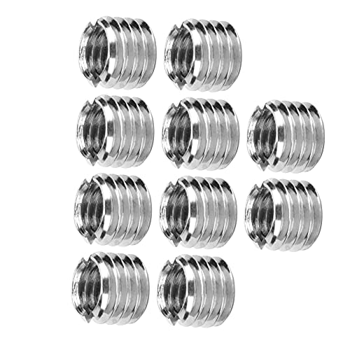 Ausla 10pcs Gewindeeinsätze Nüsse, 303 Edelstahl M8 Männlich zu M6 Weiblicher Gewindeschraubenschläfe Bolzenkonvertierung Reduktionsverringerung Muttern Hardware Reparaturwerkzeug Ausla 10pcs Gewindeeinsätze Nüsse, 303 Edelstahl M8 Männlich zu M6 Weiblicher Gewindeschraubenschläfe Bolzenkonvertierung Reduktionsverringerung Muttern Hardware Reparaturwerkzeug von Ausla