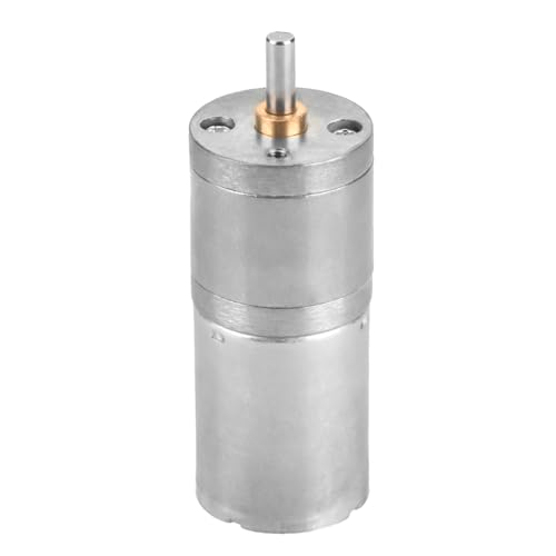 Ausla 12 -V -Gleichstrom Zahnradmotor, Hoher Metallgetriebe, Niedriges Geräusch, 500 U/Min Geschwindigkeit für Elektronische Schlösser und Robotik (12V 30RPM) von Ausla