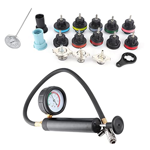 Ausla 18pcs Car Cooling System Tester Kit Auto Kühlerdrucke Tester Set Vehicle Carry Cooling System Lecketektor mit Handpumpenmesseradaptern für Verschiedene Modelle Ausla 18pcs Car Cooling System Tester Kit Auto Kühlerdrucke Tester Set Vehicle Carry Cooling System Lecketektor mit Handpumpenmesseradaptern für Verschiedene Modelle von Ausla