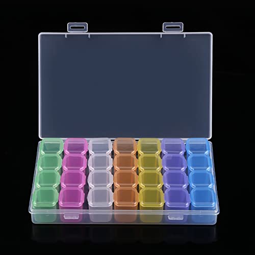 Ausla 28 Gitter Sichere Aufbewahrungsbox für Nagelkunststrauchschmuckwolden Display Hülle mit Vielseitigem Gebrauch, Anpassbaren Gittern, Langlebigem Design für Nagelstudios oder Bastell Store Ausla 28 Gitter Sichere Aufbewahrungsbox für Nagelkunststrauchschmuckwolden Display Hülle mit Vielseitigem Gebrauch, Anpassbaren Gittern, Langlebigem Design für Nagelstudios oder Bastell Store von Ausla
