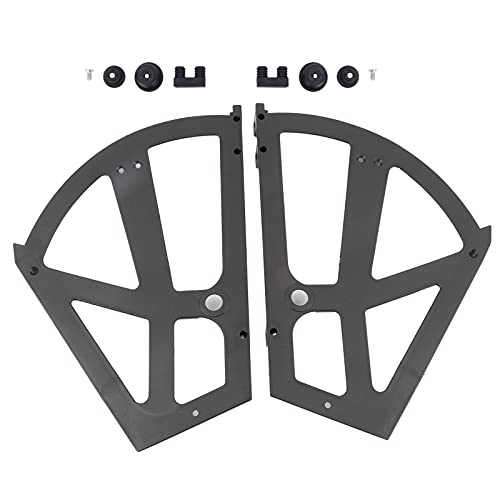 Ausla 2er-Pack Schuhschrank-Scharniere, ABS-Kunststoff 2-lagiges Durchbrochenes Regalzubehör mit Hardware (BLACK) von Ausla