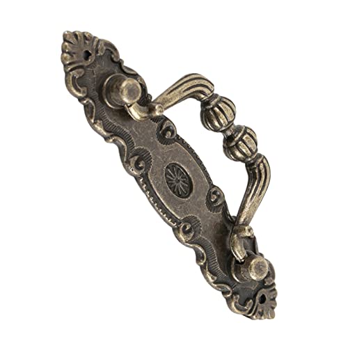 Ausla 4er Pack Schrankgriffe Schubladenziehgriffe Möbelknöpfe Eisenmuster Retro Hardware für Tür Kleiderschrank Bücherregal von Ausla
