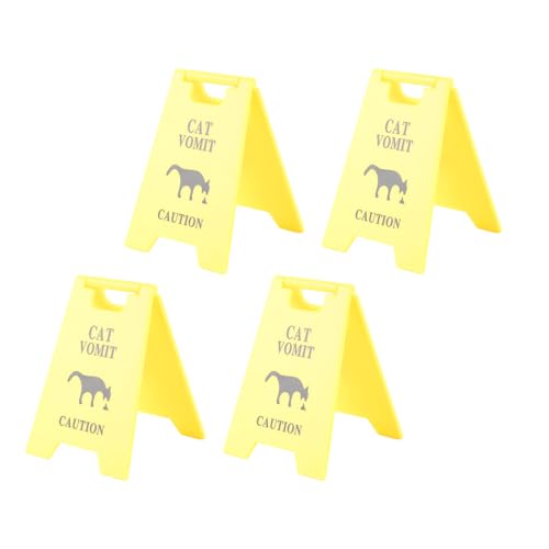 Ausla 4pcs Cat -Erbrochenes Schild, Wasserfestes ABS -Material, 3D gedruckter Lustiger Warnschild, für Tierliebhaber und Wohnkultur Ausla 4pcs Cat -Erbrochenes Schild, Wasserfestes ABS -Material, 3D gedruckter Lustiger Warnschild, für Tierliebhaber und Wohnkultur von Ausla