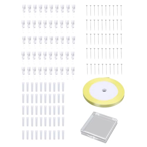 Ausla 50-köpfige Einköpfige Rosenhülsen-Set mit Wasserrohre, Klare Plastikblütenpacktaschen für den Valentinstag Muttertag Ausla 50-köpfige Einköpfige Rosenhülsen-Set mit Wasserrohre, Klare Plastikblütenpacktaschen für den Valentinstag Muttertag von Ausla