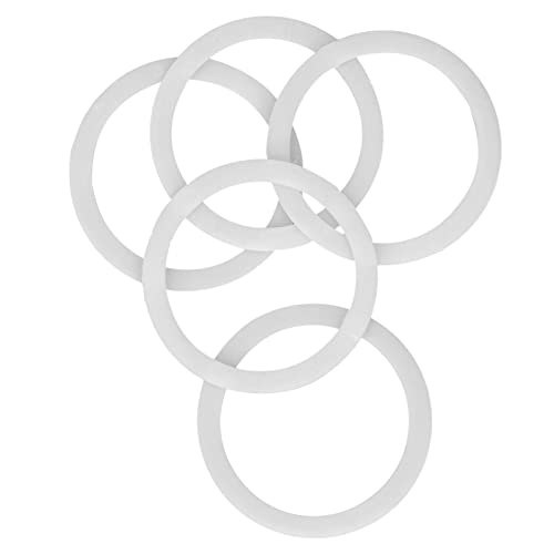 Ausla Abzeichenmaschine Dichtung, 5 Stück Ersatz Abstandshilfe Hilfswerkzeug füR R Form Abzeichenhersteller Zubehör (58MM) von Ausla
