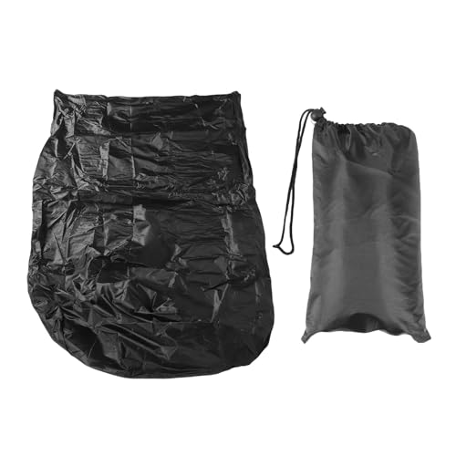 Ausla Außenterrassenheizungsabdeckung, 210d Oxford -Stoff, Wasserdacht, Schwarz, mit Reißverschluss 221x53x61cm/87x21x24in von Ausla