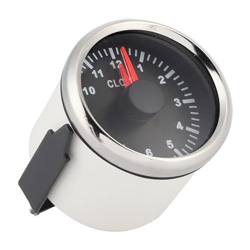 Ausla Autouhr Messfahrzeugzeit Messgerät Automobilstunde Messgerät 0-12 Stunden Red Backbeleuchtung IP67 Wasserdicht 12 V/24 V für Auto-Boot-Motorrad-Yacht-RV mit Edelstahl-Lünette Anti-Fogglas Ausla Autouhr Messfahrzeugzeit Messgerät Automobilstunde Messgerät 0-12 Stunden Red Backbeleuchtung IP67 Wasserdicht 12 V/24 V für Auto-Boot-Motorrad-Yacht-RV mit Edelstahl-Lünette Anti-Fogglas von Ausla